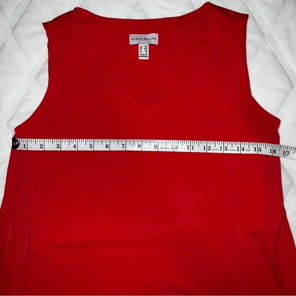 Susan Graver Regular Liquid Knit Sleeveless Tiered Asymmetrical Hem Dress - Picture 14 of 17